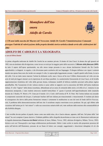 Adolfo_De_Carolis_Xilografia_Zanini.pdf - Comune di Montefiore ...