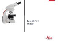 Leica DM750 P Manuale