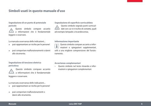 Leica DM750 P Manuale