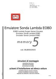 Emulatore Sonda Lambda EOBD memory5