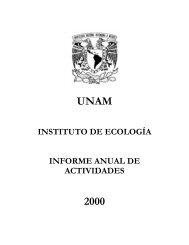 UNAM 2000 - Instituto de Ecología - UNAM