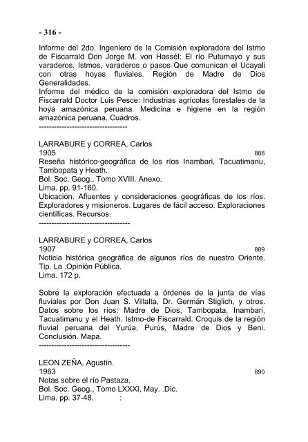 BIBLIOGRAFÍA DE LA AMAZONIA PERUANA - Instituto de ...