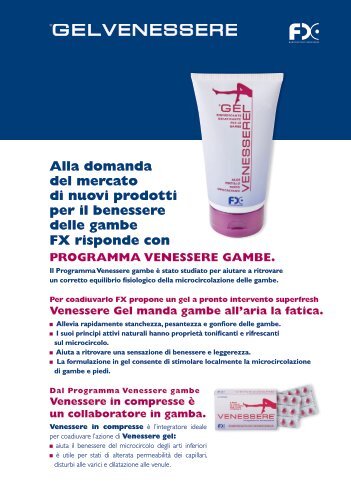 Perman Venessere gel defA4.indd - FX Laboratorio Benessere