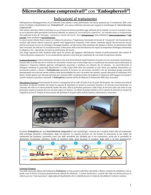 “Microvibrazione compressiva®” con “Endospheres®” - Fenix Group