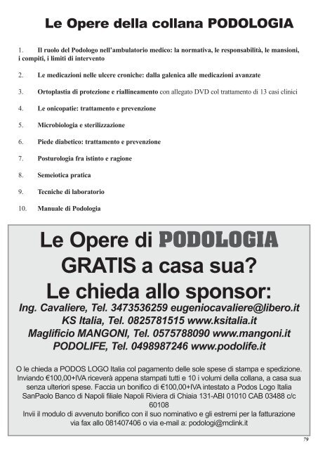 SCARICA PODOLOGO