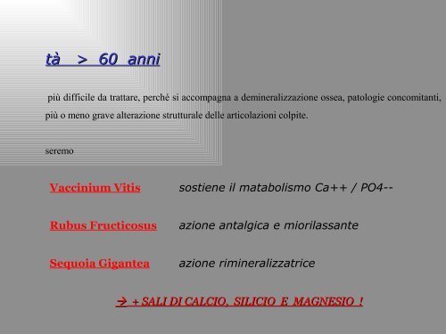 Patologia Osteoarticolare - Dipartimento di Farmacia