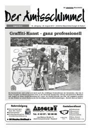 Graffiti-Kunst - ganz professionell - Amt Preetz Land