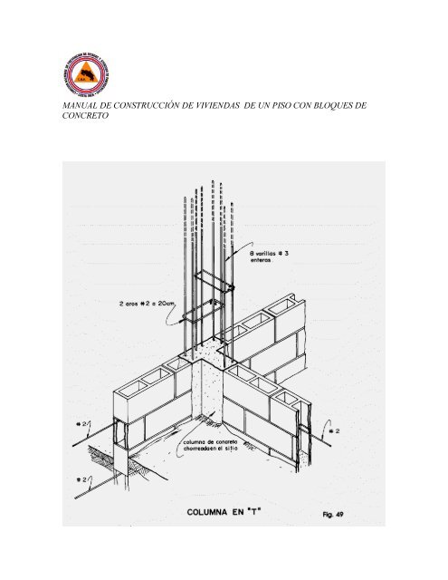 manual para la construcción de viviendas de un piso con bloques