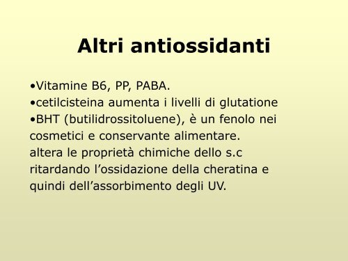 Fotoprotezione sistemica - M. Guarrera - Dermatology Research