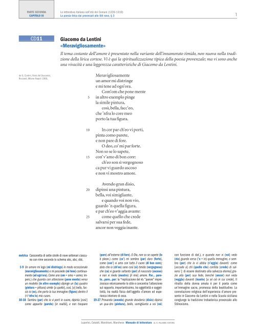 Meravigliosamente Jacopo Da Lentini Analisi steertuw