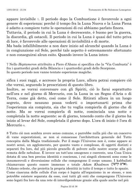 Testamento di Re Salomone Lemegeton