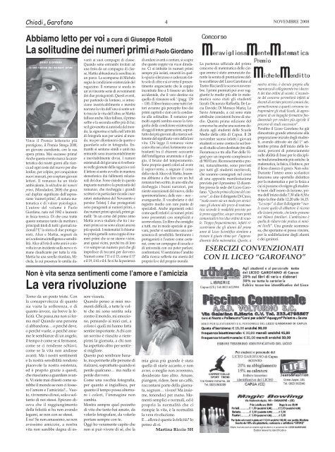 Novembre 2008.pdf - Liceo Garofano Capua