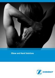 Elbow and Hand Solutions - Zimmer2.eu