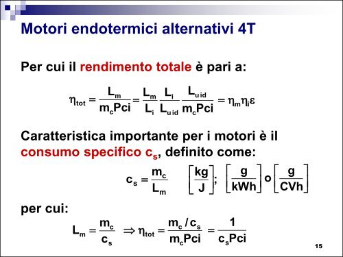 Motori endotermici alternativi