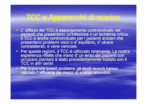 PIEDE DIABETICO - Riparazione Tessutale