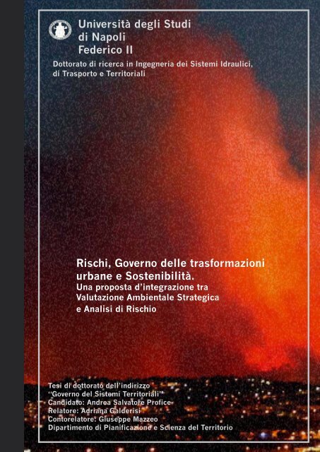 Università degli Studi di Napoli Federico II Rischi, Governo delle ...