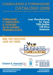 six sigma - Chiarini e Associati