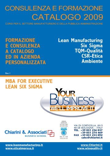 six sigma - Chiarini e Associati