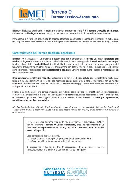 programma di dieta quotidiano