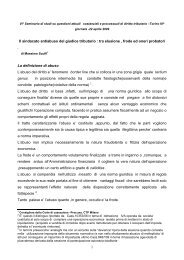 Relazione Dott. Massimo Scuffi - Ordine dei Dottori Commercialisti e ...