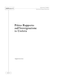 Primo Rapporto sull'Immigrazione in Umbria - AUR - Agenzia ...