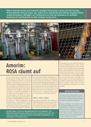 Amorim: ROSA räumt auf - Amorim Cork Deutschland