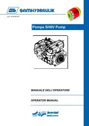 Manuale operatore SH6V - Tecnica Industriale S.r.l.