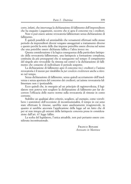 IL DIRITTO FALLIMENTARE - Cedam