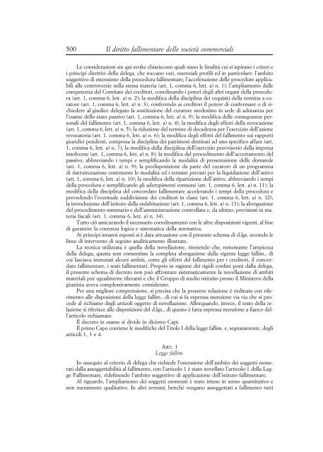 IL DIRITTO FALLIMENTARE - Cedam