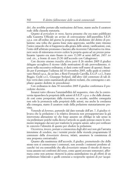 IL DIRITTO FALLIMENTARE - Cedam