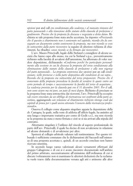 IL DIRITTO FALLIMENTARE - Cedam