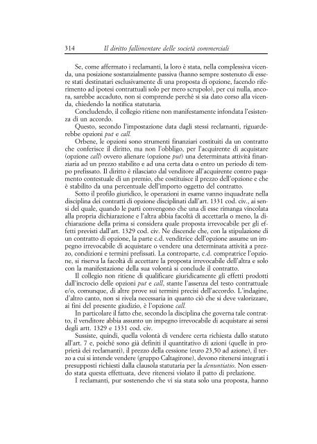 IL DIRITTO FALLIMENTARE - Cedam