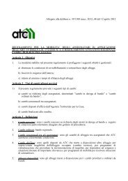 Regolamento Cambi Alloggio - ATC Torino