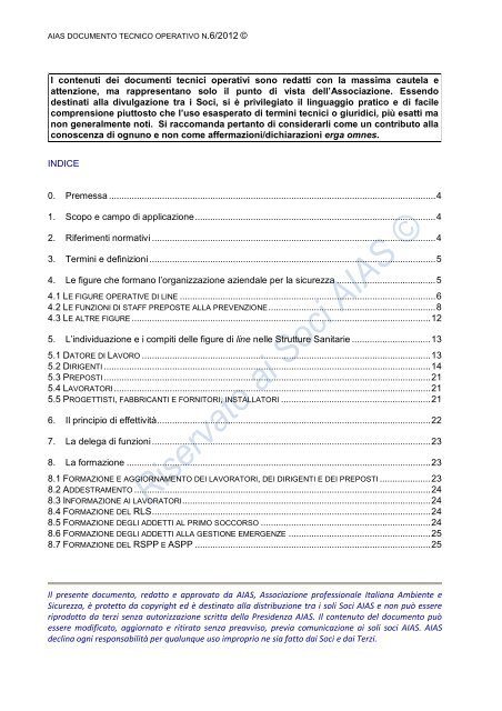 DOCUMENTO TECNICO OPERATIVO N - AIAS