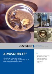 ALVASOURCES® - alvatec