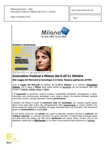 Il Sole 24 Ore - Quotidiano Parla Federico Casalegno del MIT di ...