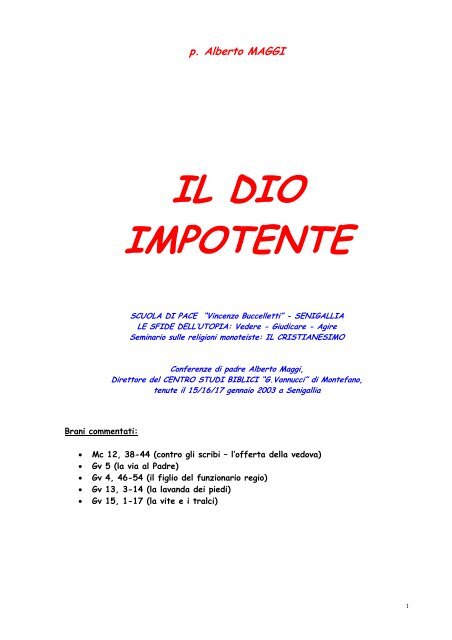 è la scuola impotente nella comunità