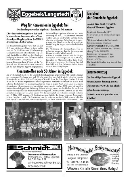 **WIR OKTOBER 2005 - Amt Eggebek