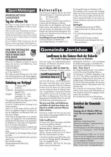 **WIR OKTOBER 2005 - Amt Eggebek