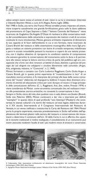 Contro l'oblio del restauro (cop.) - Università di Palermo