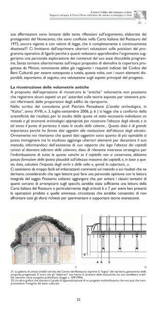 Contro l'oblio del restauro (cop.) - Università di Palermo