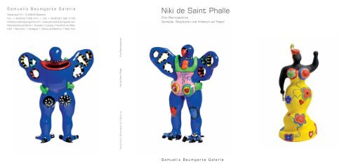 Niki de Saint Phalle - Samuelis Baumgarte Galerie