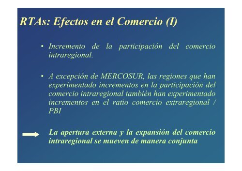 Regionalismo y Multilateralismo: - RedGE