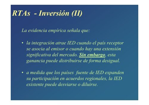 Regionalismo y Multilateralismo: - RedGE