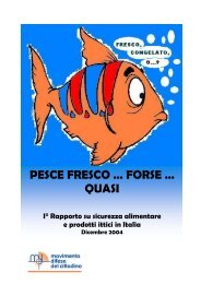 Pesce fresco...forse…quasi - Movimento Difesa del Cittadino