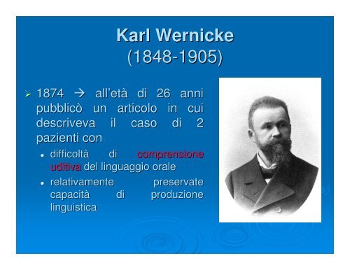 Basi neurocognitive del linguaggio - Dipartimento di Fisica