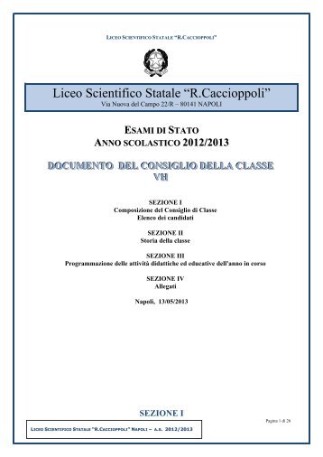 5H - Liceo Caccioppoli
