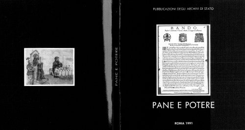 PANE E POTERE (parte I) - Sistema Archivistico nazionale