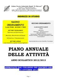 Piano Annuale delle Attività 2012-13 - G. Marconi