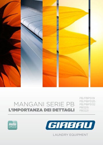 Brochure Mangani asciuganti serie PB/PBP Girbau